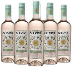 photo du vin SoâVive Vin Rosã© Bio Naturellement Faible en Alcool Lot