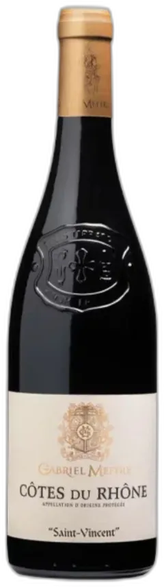 illustration du vin Cotes du Rhone Rouge Saint Vincent Gabriel Meffre