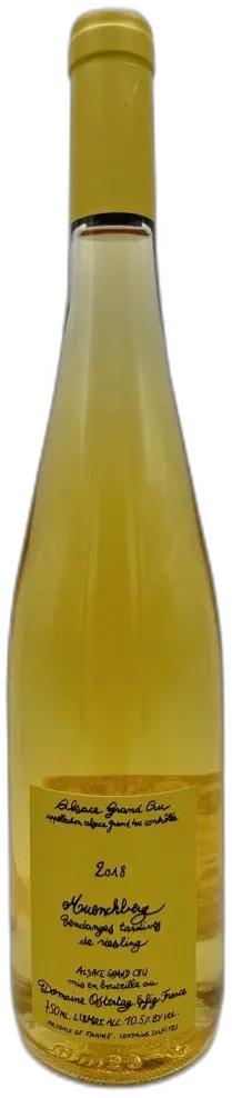 photo du vin Domaine Ostertag Muenchberg Vendanges Tardives gc Riesling Alsace France
