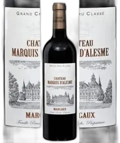 photo du vin Marquis d’Alesme Becker 1996 Margaux