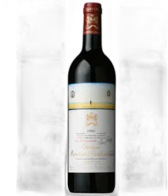 image du vin Mouton Rothschild 1983 Pauillac