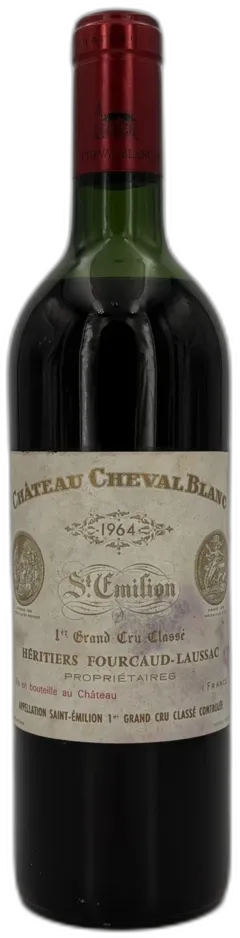 vue du vin Château Cheval Blanc 1964 Saint-Emilion 1er Grand Cru Classé A
