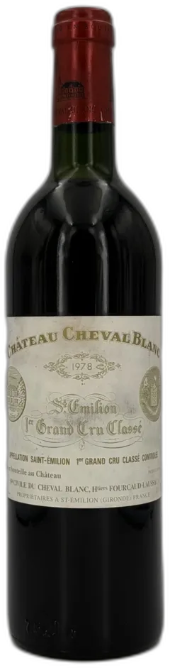photo du vin Château Cheval Blanc 1978 Saint-Emilion 1er Grand Cru Classé A