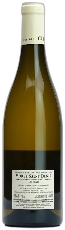 photos du vin Morey Saint Denis les Crais Blanc Clerget