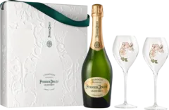 photos du vin Perrier-Jouët Grand Brut Greenbox 2 Flûtes