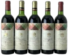 vue du vin Mouton Rothschild Pauillac 1979