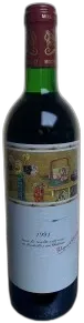 photos du vin Mouton Rothschild Pauillac 1991