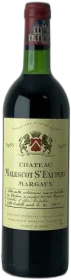 illustration du vin Malescot Saint Exupery Margaux 1983