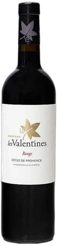 vue du vin Château les Valentines Vin Rouge