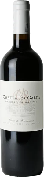 photo du vin Château du Garde Côtes de Bordeaux Rouge 2019