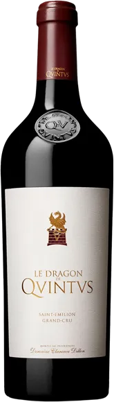 vue du vin Château Quintus Saint-Emilion Grand Cru le Dragon de Quintus Rouge 2019