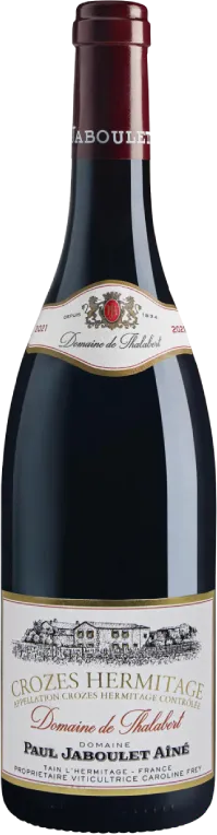 vue du vin Paul Jaboulet Aîné Domaine de Thalabert Crozes Hermitage Rouge 2018