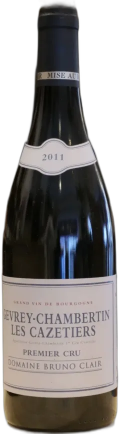 illustration du vin Gevrey Chambertin 1er Cru "Cazetiers" 2011 Bruno Clair