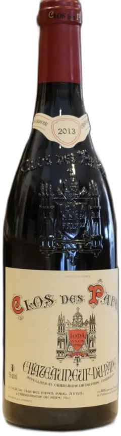 image du vin Chateauneuf du Pape Rouge 2013 Clos des Papes