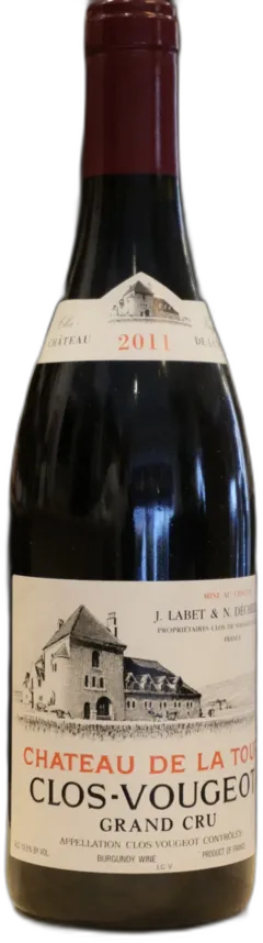 photo du vin Clos de Vougeot 2011 Chateau de la Tour