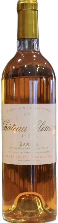 photo du vin Sauternes 1er Gcc 2000 Château Climens