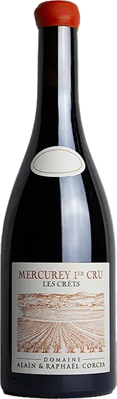 photo du vin Mercurey 1er Cru les Crêts Rouge 2022 Domaine Alain et Raphaël Corcia