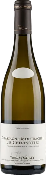 capture du vin Chassagne-Montrachet 1er Cru les Chenevottes Blanc 2020 Domaine Thomas Morey