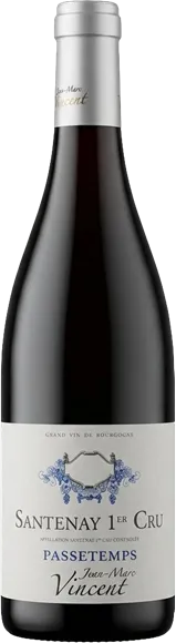 photo du vin Santenay 1er Cru Passetemps Rouge 2018 Domaine Jean-Marc Vincent