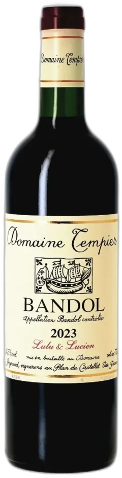 vue du vin Domaine Tempier Lulu & Lucien 2023