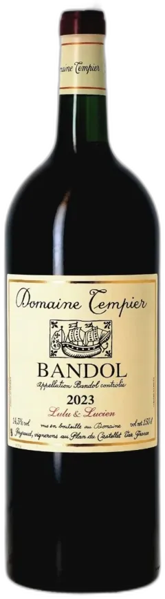 vue du vin Domaine Tempier Lulu & Lucien 2023