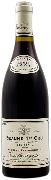photo du vin Jean Luc Aegerter Beaune 1er Cru "Belissand" 2001