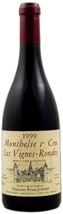 photo du vin Rémi Jobard Monthelie 1er Cru "les Vignes Rondes" 1999