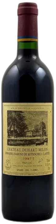 vue du vin Duhart Milon Pauillac 1997