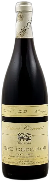 photos du vin Patrick Clémencet Aloxe Corton 1er Cru "la Coutière" 2002