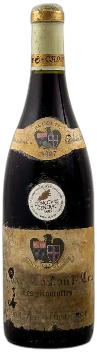 photo du vin Capitain Gagnerot Aloxe Corton 1er Cru "les Moutottes" 1997