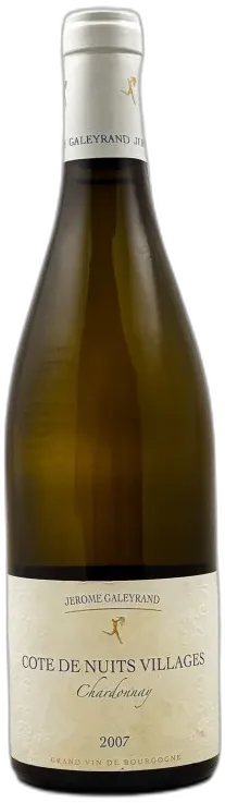 photo du vin Jérôme Galeyrand Côte de Nuits Villages Blanc 2007