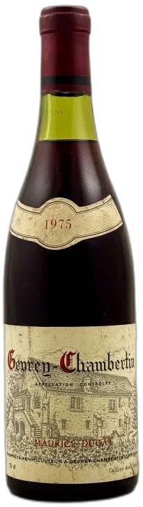 capture du vin Maurice Dugat Gevrey Chambertin 1975