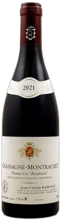 capture du vin Ramonet Chassagne Montrachet 1er Cru "Boudriotte" Rouge 2021
