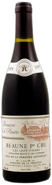 image du vin Domaine de la Perrière Beaune 1er Cru "Cent-Vignes" 1995