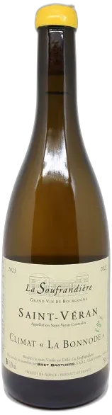 image du vin Bret Brothers la Soufrandière Saint-Véran la Bonnode 2023