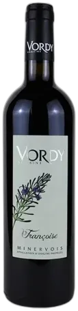 photo du vin Domaine Vordy "Françoise" Aop Minervois