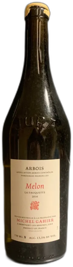 aperçu du vin Arbois Chardonnay la Fauquette 2016 Michel Gahier