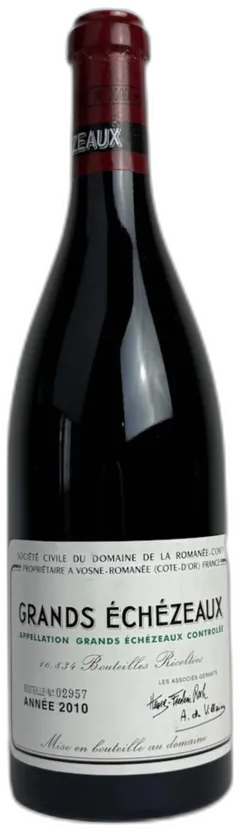 aperçu du vin Domaine de la Romanee-Conti Grands-Echezeaux Grand Cru 2010