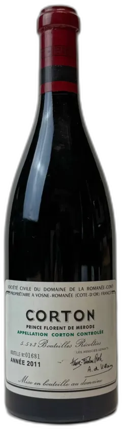 capture du vin Domaine de la Romanée-Conti Corton Grand Cru 2011