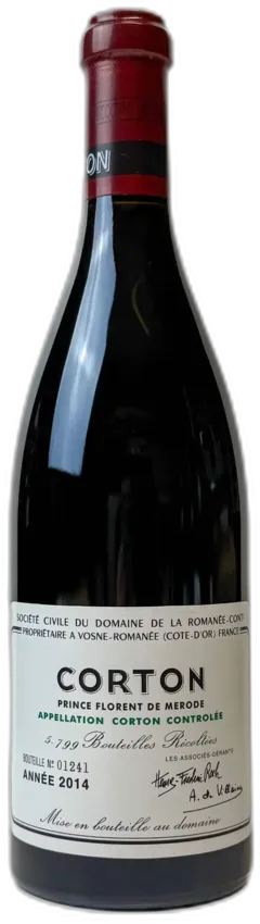photo du vin Domaine de la Romanée-Conti Corton Grand Cru 2014