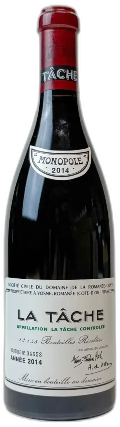 photo du vin Domaine de la Romanée-Conti la Tâche Grand Cru Monopole 2014