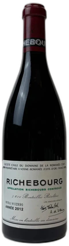 photo du vin Domaine de la Romanée-Conti Richebourg Grand Cru 2012