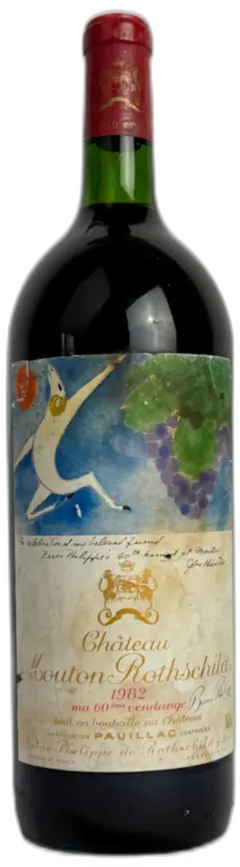 photo du vin Château Mouton Rothschild 1982