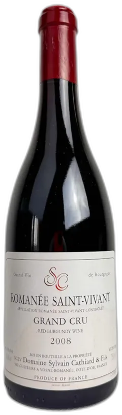 vue du vin Sylvain Cathiard Romanée-Saint-Vivant Grand Cru 2008