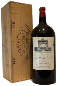 photo du vin Chateau Leoville-Las Cases ‘ Grand Vin de Leoville ’ 1989