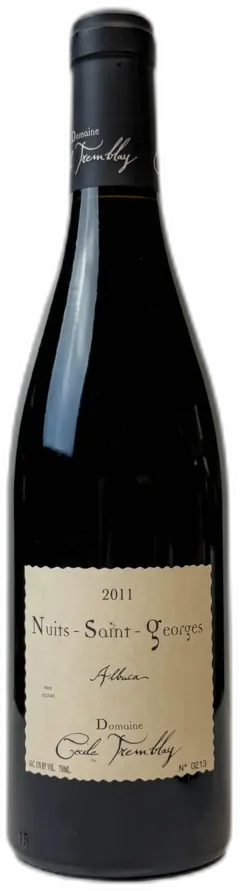 photo du vin Domaine Cécile Tremblay Nuits-Saint-Georges Albuca 2011