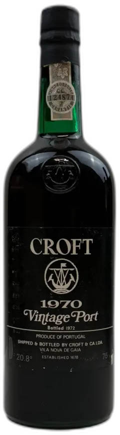 photo du vin Croft Vintage Porto Porto 1970