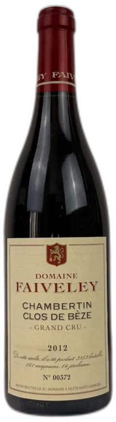 vue du vin Domaine Faiveley Chambertin Clos de Bèze Grand Cru 2012