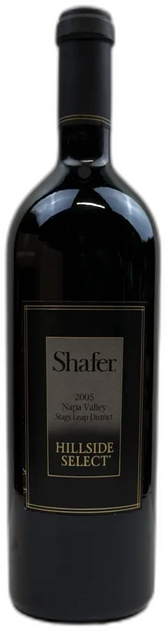 aperçu du vin Shafer Vineyards Hillside Select Cabernet Sauvignon Stags Leap District 2005