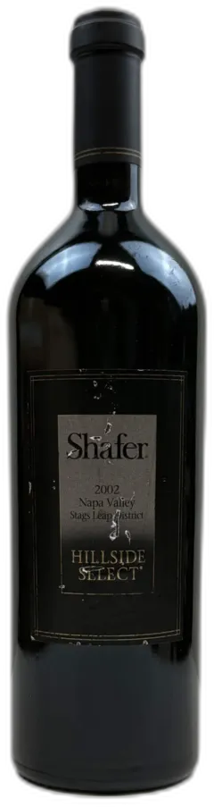 vue du vin Shafer Vineyards Hillside Select Cabernet Sauvignon Stags Leap District 2002